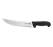 Omcan USA 12250 - Stamped 10" Steak Knife, Granton Blade, Plastic Black Handle 1 image