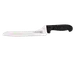Omcan USA 12427 Bread Slicer 9" Wave Edge, Stamped Stainless Steel Blade, Black Plastic Handle 1 image