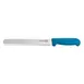 Omcan USA 12543 Slicing Knife, 12" Straight Blade, Stamped Construction, Blue Polypropylene Handle 1 image
