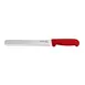 Omcan USA 12553 Slicing Knife – 12" Blade, Stamped, Red Polypropylene Handle, Plastic Build 1 image
