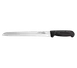 Omcan USA 12603 R‑Wave Slicer Knife – 8" Stamped Blade, Black Plastic/Poly Handle, Carving Knife 1 image