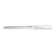 Omcan USA 12634 Slicing Knife – 8" Narrow Blade, Stamped Style, White Polypropylene Handle 1 image