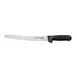 Omcan USA 12821 Slicing Knife – 10" Curved Blade, Stamped Style, Black Plastic Handle 1 image