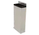Omcan USA 12902 Extra Small 4‑Slot Knife Rack With Black Plastic Insert, Stainless Steel, Storage 1 image
