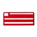 Omcan USA 12919 Kitchen Knife Rack Holder with Red Insert, Stainless Steel Base, Space‑Saving Design 1 image