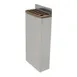 Omcan USA 12920 Knife Rack – Holds 3 Knives + 1 Sharpening Steel, 4 Slots, Plastic Insert, Storage 1 image