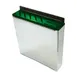 Omcan USA 12928 Stainless Steel Knife Rack With Green Insert, Holds 10 Knives + 2 Steels, 12 Slots 1 image