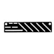 Omcan USA 12930 Black Insert for Knife Rack, Black, Fits 12" Slot, Snap-Fit Install 1 image