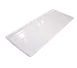 Omcan USA 13005 Bakery Display Tray, White Rectangular Plastic, 10" x 30" - Counter Service 1 image