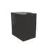 Omcan USA 13073 - 18-1/4" Charcoal Black Vertical Filing Cabinet, 2 Drawers, Office Storage 1 image