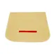 Omcan USA 13538 Baker’s Oven Pad – Beige Rectangular 10-3/4" x 10-3/4" Terry Cloth Skull Design 1 image