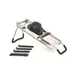 Omcan USA 13659 Mandoline Slicer – 5‑Blade Set, ½” Adjustable Thickness, 18/10 SS Frame & Blades, Pusher, Rubber Feet 1 image