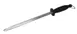 Omcan USA 13768 - 12" Oval Sharpening Steel, Black Plastic/Poly Handle, 12" Blade Length 1 image