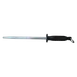 Omcan USA 13889 - Sharpening Steel, 10" Round Sharpener, Black Plastic Handle, Greban 1 image