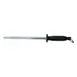 Omcan USA 13904 Sharpening Steel, 12" Round Blade, Black Plastic/Poly Handle 1 image