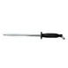 Omcan USA 13927 Sharpening Steel, 14" Black Plastic Handle, Round Kitchen Chef Knife 1 image