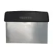 Omcan USA 14200 6" Dough Scraper, Black Plastic Handle, Stainless Steel Blade, Skull Design 1 image
