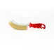 Omcan USA 16469 Wire Panini Grill Brush, Brass Bristles, Red Plastic Handle, Commercial Kitchen Tool 1 image
