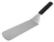 Omcan USA 16817 Stainless Steel Turner, 10" Solid Blade, Black Handle, Durable Kitchen Utensil 1 image