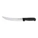 Omcan USA 16857 Breaking Knife – 10" Granton Edge, Stainless Steel Blade, Black Plastic Handle 1 image