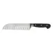 Omcan USA 17892 Santoku Knife, 8" Forged Stainless Steel Blade, 7"-9" Poly Handle, Granton Edge 1 image