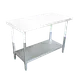 Omcan USA 22100 Undershelf Work Table 1 image