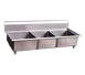 Omcan USA 22120 (3) Three Compartment Sink 1 image