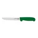 Omcan USA 23867 Boning Knife - 6" Straight Stainless Steel Blade, Stamped, Green Plastic Handle 1 image