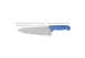 Omcan USA 23874 Chef Knife – 8" Stamped Steel Blade, Blue Plastic Grip, 7"‑9" Length, Cutlery 1 image