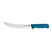 Omcan USA 23890 - Breaking Knife, 8" Curved Stainless Steel Blade, Stamped Blue Plastic Handle 1 image
