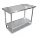 Omcan USA 24196 Stainless Steel Top 24" - 27" Work Table 1 image