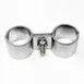 Omcan USA 24827 Post Clamp, Chrome Finish, Steel, Heavy-Duty Wire Shelving Accessory for Commercial Kitchens 1 image
