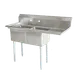 Omcan USA 25251 (2) Two Compartment Sink 1 image