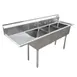 Omcan USA 25259 (3) Three Compartment Sink 1 image