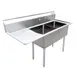 Omcan USA 25267 (2) Two Compartment Sink 1 image