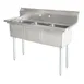 Omcan USA 25270 (3) Three Compartment Sink 1 image