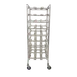 Omcan USA 27769 Mobile Can Rack, 9 Layers 27 Rows, Stainless Steel Frame, #5 & #10 Can Size, All Welded 1 image