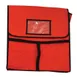Omcan USA 28353 Pizza Delivery Bag, 20"x20", Holds 2 18" Boxes, Red Artificial Leather, Insulated Food Carrier 1 image