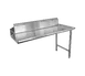 Omcan USA 28477 - 48" Clean Straight Dishtable - 10" Splash Height, 18 Gauge S.Steel / Right Side 1 image
