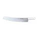Omcan USA 31355 Pizza Rocker Knife, 18" White Plastic Handle, Stainless Blade, Rocking Pizza Cutter 1 image