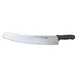Omcan USA 31356 Pizza Rocker Knife, 18" Black DR Plastic/Poly Handle, Stainless Steel Blade 1 image