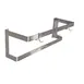 Omcan USA 31854 Wall-Mounted 36" Hanging Pot Rack, Double Stainless Steel Bars, 3 Plated Hooks, NSF Certified 1 image