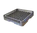 Omcan USA 33871 - 9x9 Peg Dishwasher Rack, 19-1/4" x 19-1/4" x 4", Full Size, Gray Plastic 1 image