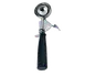 Omcan USA 34847 Ice Cream Scoop, 1-1.8 Oz, Thumb-Press, Stainless Steel with Black Plastic Handle 1 image