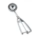 Omcan USA 34855 Ice Cream Scoop Disher, 1-7/8" Ø, 1-1.8 oz, Squeeze Handle, Stainless Steel, Metal Handle - 12/Case 1 image