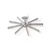 Omcan USA 34864 Pie Marker, 9" Diameter 9‑Slice Skull Metal Design, Cutters for Cakes and Pies 1 image