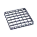 Omcan USA 37876 Dishwasher Rack Extender, 19-3/4"W x 19-3/4"D x 2"H, 6 Row, Gray Full Size Cup Extender 1 image