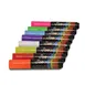 Omcan USA 39866 NIB Fluorescent Markers, 15" Water‑Based Ink, Eight Colors for LED Menu Boards 1 image