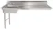 Omcan USA 40191 62" Soiled Undercounter Dishtable - 18 Gauge Top - 20"x20" Sink / Left‑to‑Right 1 image