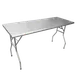 Omcan USA 41233 - 72" W x 30" D Stainless Steel Folding Table, Heavy Duty, Restaurant Grade 1 image